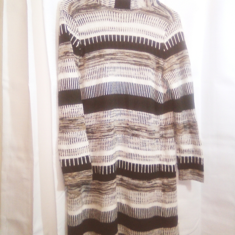 NY Collection Long Open Cardigan Sweater Size PM❤❤️❤️❤️